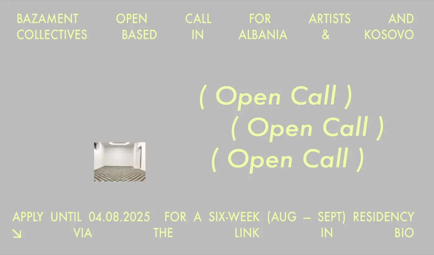 Bazament Residency Open Call